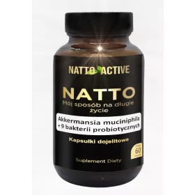   Natto Active K2 MK7: Supporto Naturale con Probiotici e Akkermansia