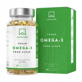  Vegan Omega 3 da Alga, 90 Capsule Softgel - Supporto Naturale per Cuore e Cervello