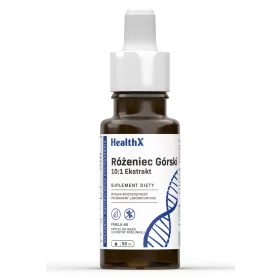   HealthX Estratto di Rodiola Rosea 10:1 Gocce - 50 ml, Incrementa Energia e Focus