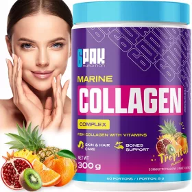  Collagene Marino Complex con Vitamina C e Biotina - Gusto Tropicale 300g