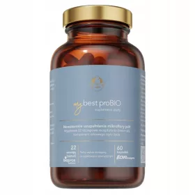   MyBestProBio: Supporto Probiotico con 22 Ceppe e 6 Miliardi di Batteri