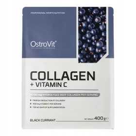   OstroVit Collagene + Vitamina C 400 g Gusto Ribes Nero - Integratore Alimentare