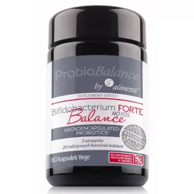   ProbioBALANCE Forte di Aliness: Integratore con Bifidobacterium, 60 Capsule Vegetali