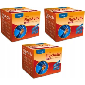   FlexActiv EXTRA: Integratore con Collagene e Vitamina C - Sapore Ribes e Mirtillo Rosso, 30 Bustine