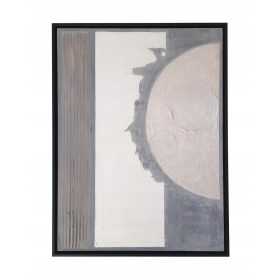   Quadro Strutturale Geometrico 60x80cm - Design Moderno e Artigianale