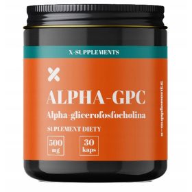   Alpha GPC 500mg - 30 Capsule | Nootropico per Memoria e Cognizione - X-Supplements