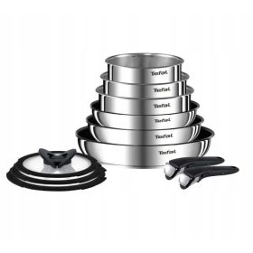   Set di Pentole Tefal Ingenio Emotion, 11 Pezzi, Adatte a Induzione e Lavabili in Lavastoviglie