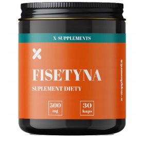   Fisetina 500mg | 30 Capsule | Flavonoide per la salute cellulare e la neuroprotezione - X-Supplements