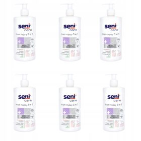   Set di 6 Creme Lavanti Seni Care 3-in-1 Senza Acqua 1L per Pelle Sensibile