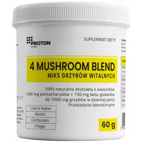   Miscela di Estratti di Funghi Vitali 4 MUSHROOM BLEND 60g - Proton Labs