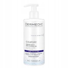 Gel Cremoso Dermedic Cicatopy per Bagno e Doccia, 300 ml