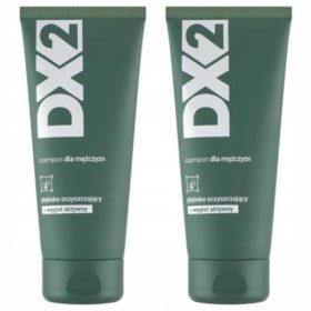   Kit di 2 Pezzi Shampoo DX2 Uomo Detossificante Profondo + Carbone Attivo