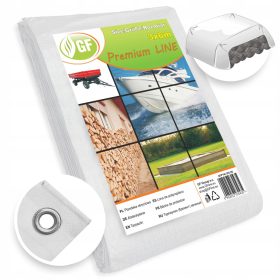 Plandeka Premium LINE Bianca 140g, Dimensioni 3x6