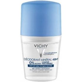   Deodorante Minerale Vichy con Gluconato di Zinco e D-Pantenolo - Freschezza 48h