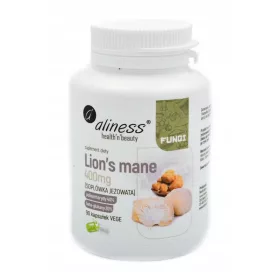   Lion's Mane 400mg 90 Capsule - Integratore di Aliness con Doppia Standardizzazione