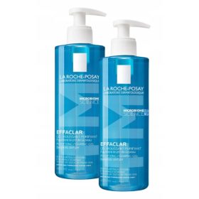   2x La Roche-Posay Effaclar Gel Detergente 400ml per Pelle Grassa e Acneica