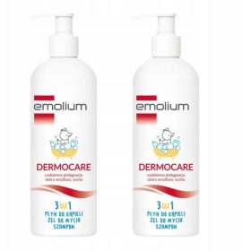   Emolium Dermocare Shampoo 3 in 1 per Bambini, Emulsione Delicata 400 ml