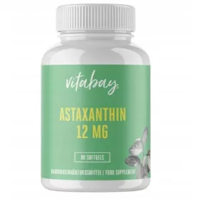   Astaksantyna Vitabay 12 mg - 90 Capsule Vegetali per il Benessere Generale