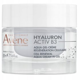   AVENE Hyaluron Activ B3 Aqua Gel Crema Rigenerante per il Viso, 50ml