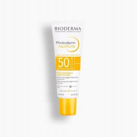   Bioderma Photoderm Aquafluide Sun Active Defense SPF 50+ - 40 ml, Fluido protettivo viso leggero