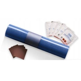   Kit di Riparazione per Teloni 220x32cm Blu - Pratico e Resistente