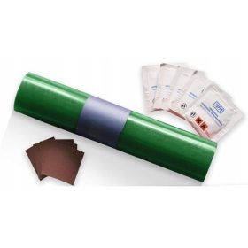   Kit di Riparazione per Teli 220x32cm Verde - Pratico e Resistente