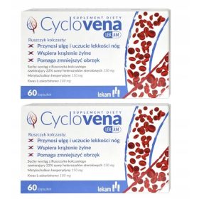   Cyclovena - Integratore Alimentare per il Benessere delle Gambe, 60 Capsule