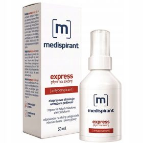   MEDISPIRANT Express Antitraspirante Liquido - Protezione Immediata per Pelle e Mani - 50 ml