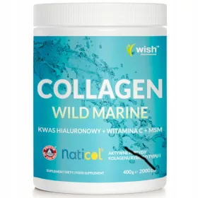   Collagene Marittimo Selvaggio con Acido Ialuronico, MSM e Vitamina C - WISH PHARMACEUTICAL®