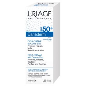   Cream Uriage Bariederm Cica SPF50+ con Cu-Zn: Protezione e Rigenerazione