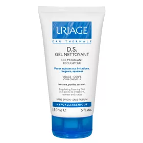   Uriage DS Gel Detergente Regolatore e Idratante per Pelle Sensibile, 150ml