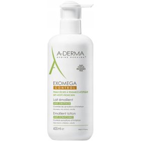   A-Derma Exomega Control Latte Emolliente 400 ml per Pelle Secca e Atopica