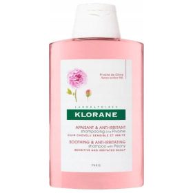   Shampoo Klorane con Peonia Biologica 400 ml per Cuoio Capelluto Sensibile