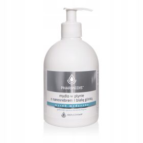   Sapone Liquido Pharmedis con Nanoargento e Argilla Bianca - Cura Quotidiana 500ml