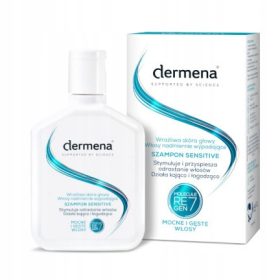   Shampoo Dermena Sensitive per Cuoio Capelluto Sensibile e Caduta Eccessiva dei Capelli, 200ml