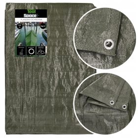  Plandeka Ochronna Verde 5X6m, Robusta e Impermeabile - Protezione Affidabile per Esterni e Interni