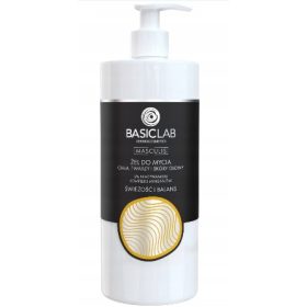   Gel Detergente Masculis Basiclab per Corpo, Viso e Cuoio Capelluto 500ml