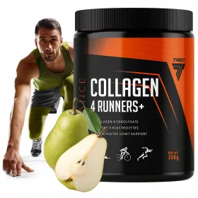   COLLAGEN 4 RUNNERS+: Integratore per le Articolazioni dei Corridori, Sapore di Pera, 350g
