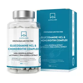   Glucosamina HCL + Condroitina MSM Boswellia - Supporto Completo per Articolazioni e Ossa | AAVALABS