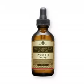   Vitamina D3 Liquida 2500IU - Integratore in Formato Gocce da Solgar, Facile Assimilazione