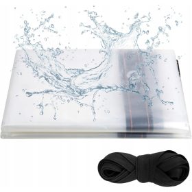    Telone Trasparente Impermeabile con Occhielli per Esterni 2x2m 