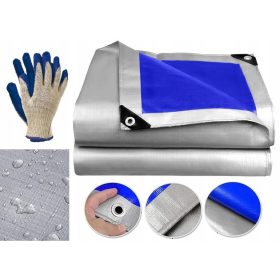   Plandeka Resistente agli UV e al Gelo 6x10 75g con Finiture in Alluminio