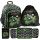 Set Scuola Zaino, Astuccio e Sacca Tema Minecraft per Gamer - Paso