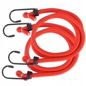   Cinghie Elastiche con Ganci in Metallo per il Fissaggio del Bagaglio 0,7x80cm