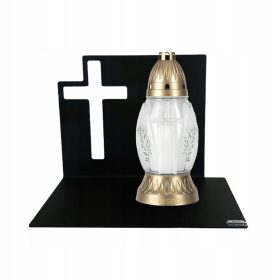   Base Metallica Piccola per Cera e Fiori - Eleganza nel Ricordo