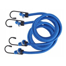   Laccetti in Gomma con Ganci per il Fissaggio del Bagaglio, 0,8x100cm - Pacco da 25