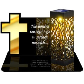   Znicz Solarny Premium XL LED con Sensore Crepuscolare Integrato - Ecologico e Durevole