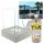 Mini Biocamino Sunset Garden Grigio Opaco + Biocombustibile 1L Citronella