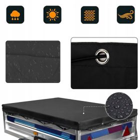   Copertura Protettiva in Tela Oxford 600D Impermeabile e Anti-UV per Rimorchi