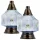Set di 2 Lanterne in Vetro Cubo Cer-Far Z-2028 MIX con Inserti Gratuiti